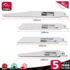 10 шт., набор лезвий для пилы, карбид, деревообработка, древесный Фибровый картон, металлическая резка, возвратно-поступательные электроинструменты, аксессуары