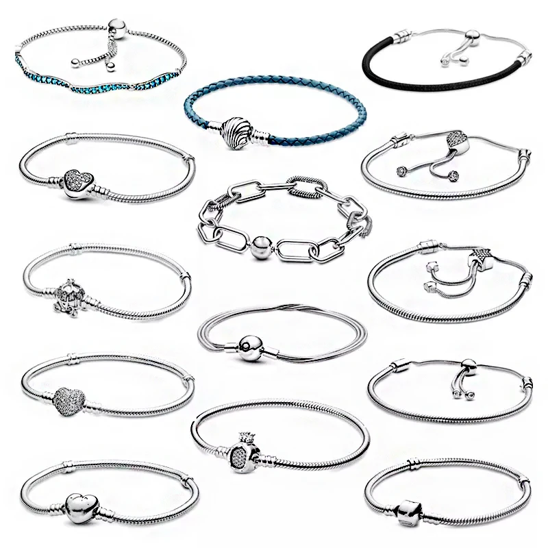 

Женский браслет из серебра 925 пробы с бусинами