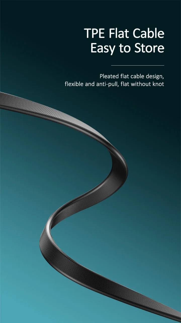 Кабель USAMS type-C 5V-2A для быстрой зарядки USB C, игровой usb-кабель, 180 градусов, быстрая зарядка для iPhone samsung S9 S8