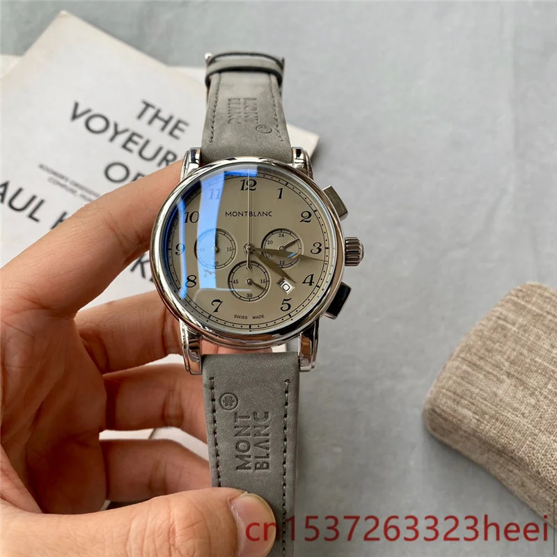 

MONTBLANC watch men's skeleton automatic mechanical AAA watch gold skeleton retro men's women watch quartz watch