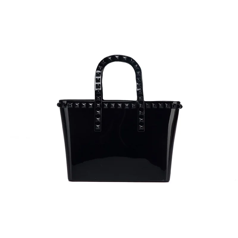 Новый дизайн модная Яркая сумка-желе яркого цвета летняя пляжная сумка-тоут