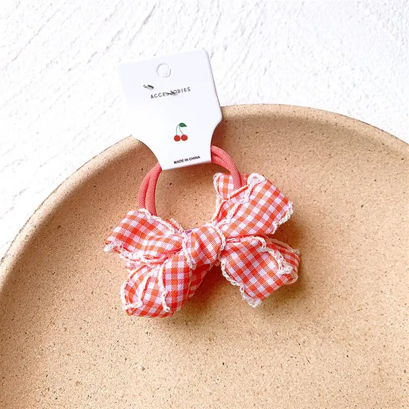 1 пара Детские эластичные повязки на голову в клетку| |