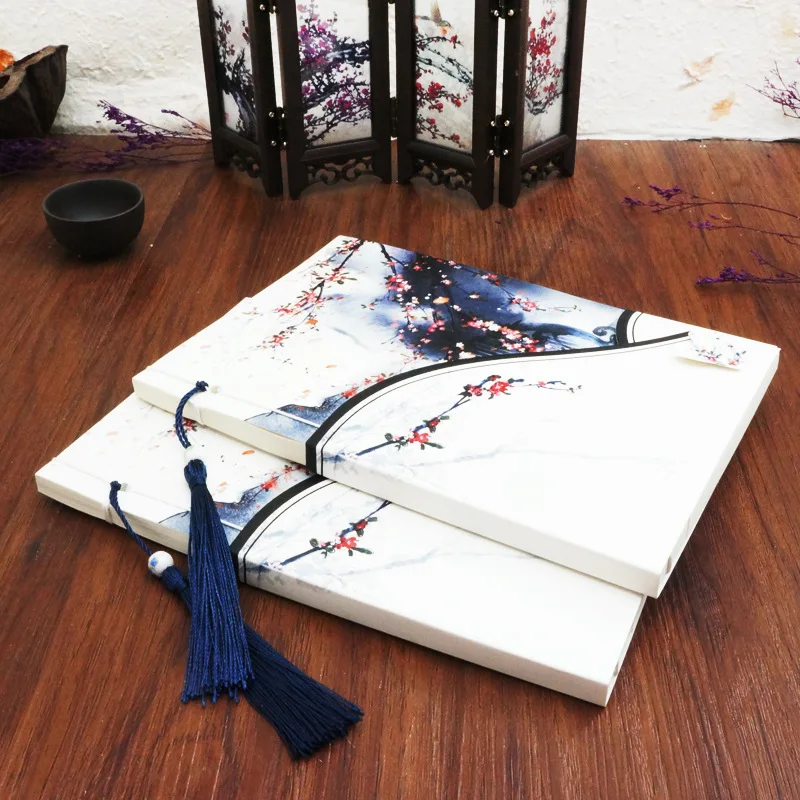 Ретро Оригинальный китайский стиль сшивание блокнот ручной работы управляемые