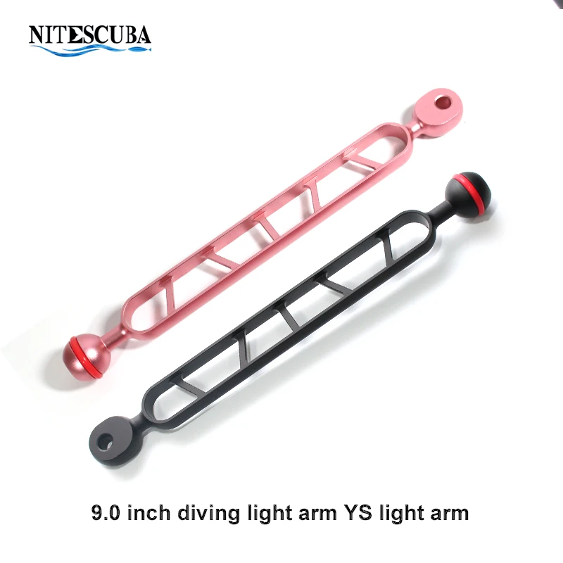 Алюминий сплава подводного плавания светильник фонарь двойной YS Female Шаровой