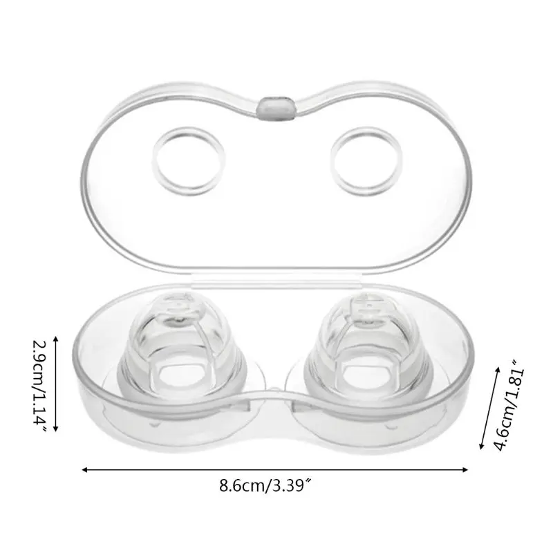 

1 Pair Silicone Nipple Corrector Painless Nipple Clip Sucker Puller Aspirator