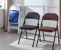 6pcslot meeting room folding chairs simple home backrest chair training exhibition office chairs portable dining chairs