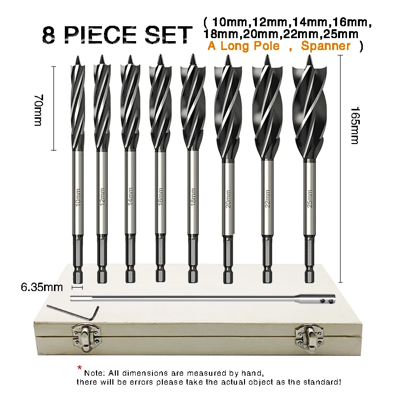 Бесплатная доставка спиральное сверло для деревообработки 10 35 мм хвостовик 6