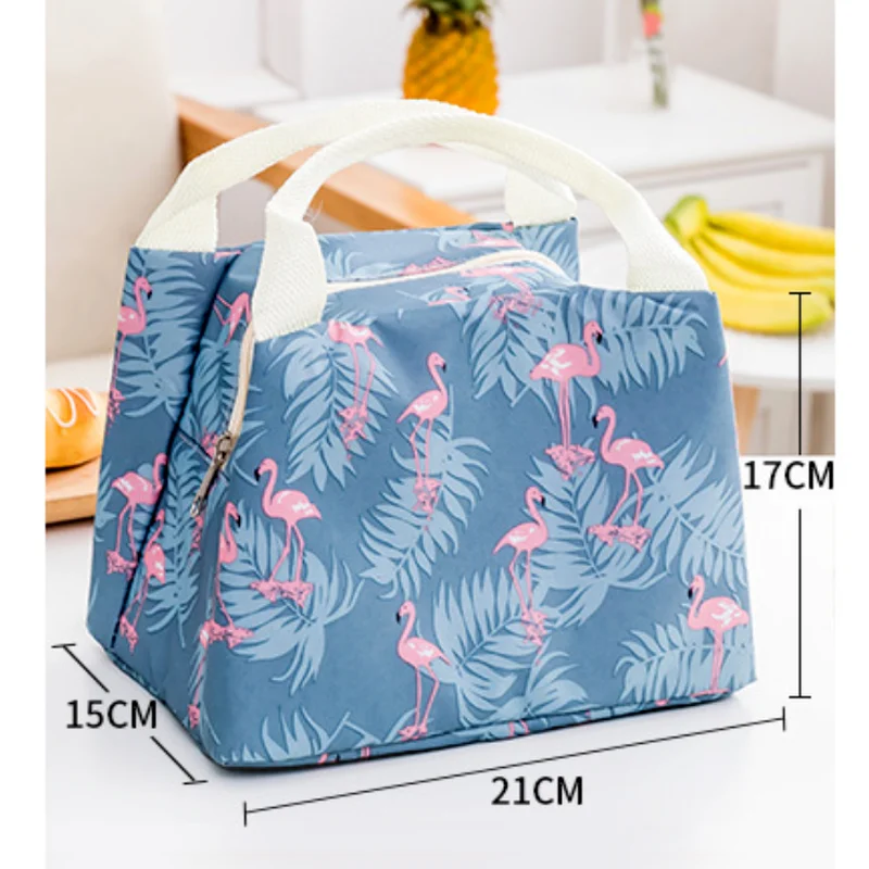 

Oxford Functional Cute Pattern Cooler Lunch Box Bags Portable Insulated Lunch Bag Thermal Food Picnic Lunch Bags for Women Kids