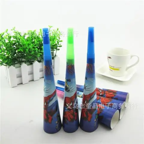 Horn-6pcs "Человек-паук" 1st День рождения поставки праздничные украшения: воздушные шары пользу с принтом Человека-паука скатерть детский душ Декор посуда для маленьких мальчиков - Цвет: Horn-6pcs