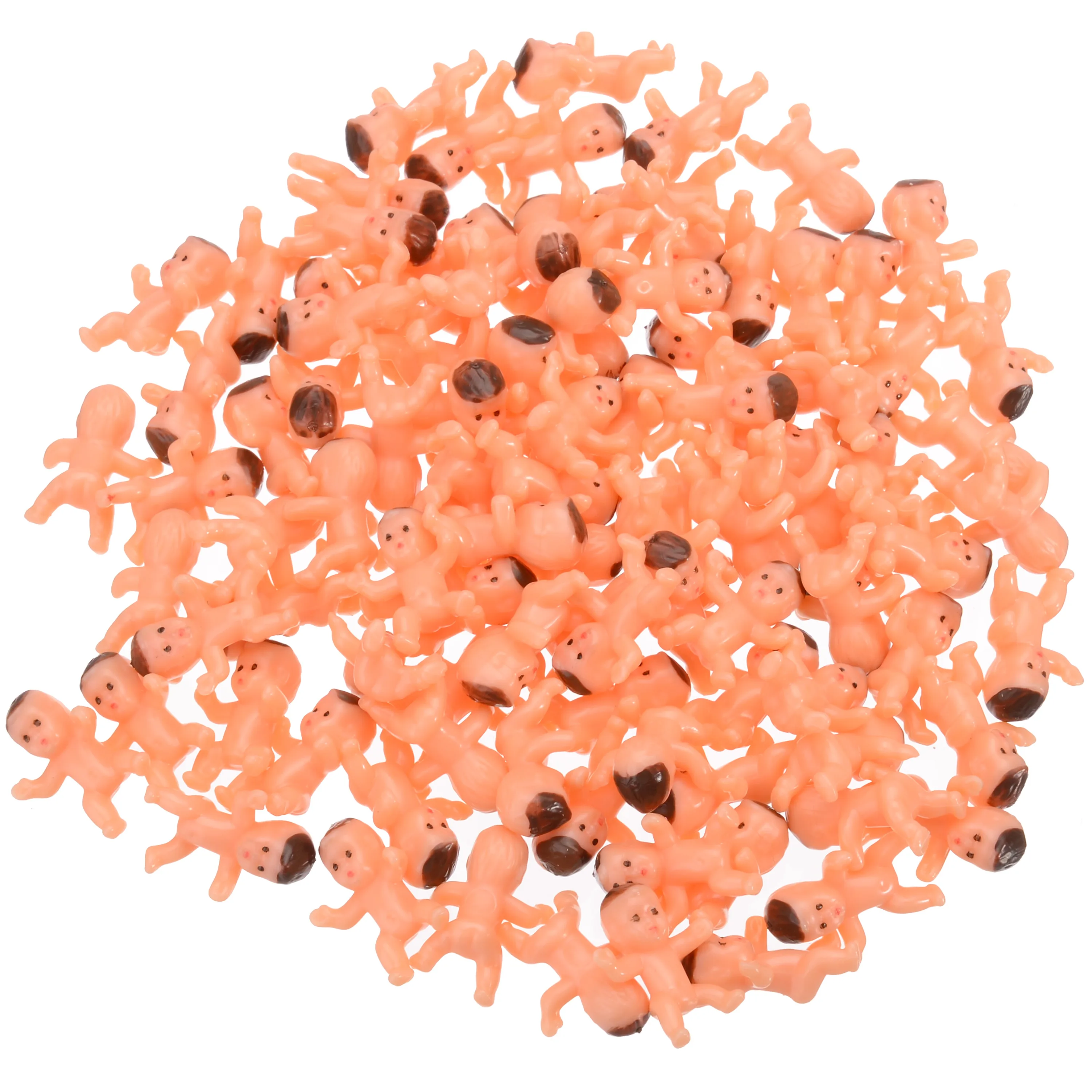 100 шт. мини Пластик детские 1 дюйм: детское платье с рисунком полной Луны