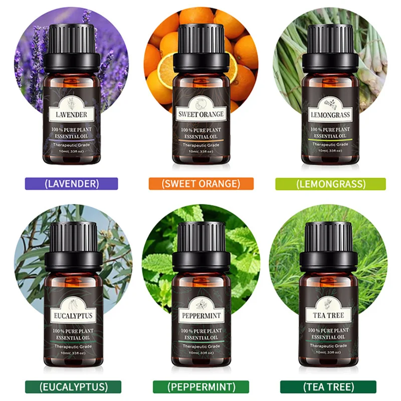 Essential Oil For Air Humidifier Aromatherapy Diffuser Car Freshener Perfume Aroma Purifier Room Fragrance 10ML | Бытовая техника