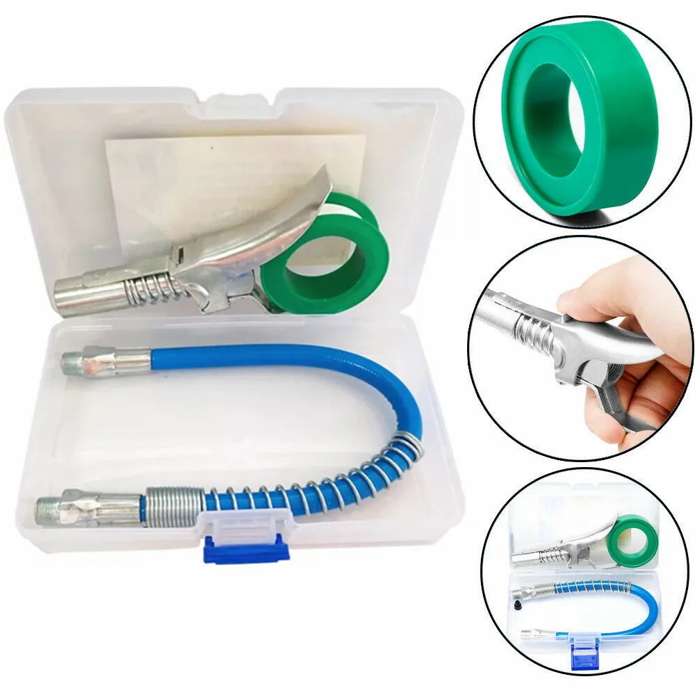 

Быстроразъемный зажимный соединитель для смазки NPTI/8 10000PSI, самозащелкивающийся смазочный пистолет с высоким давлением