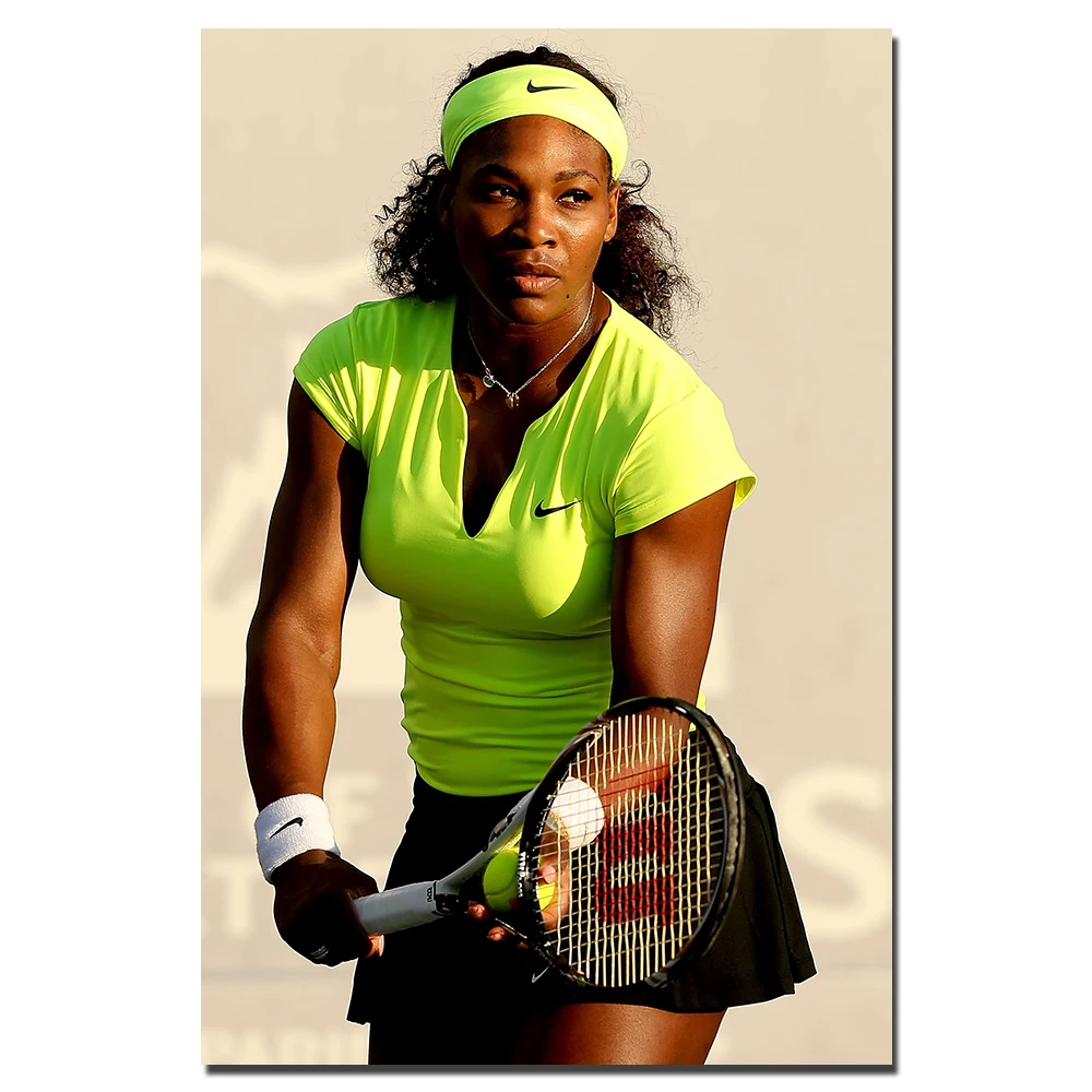 Serena Williams теннисисткой постер печать на холсте не обрамленная картина для Декор в