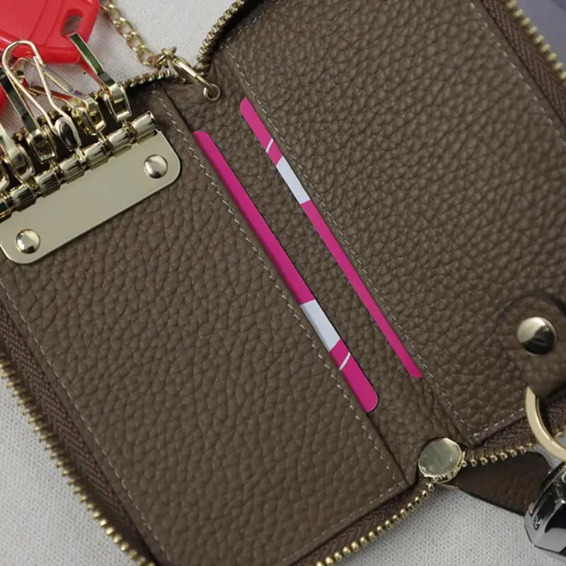 San Maries Роскошные Дизайнерские Брелоки для ключей бычья кожа держатель