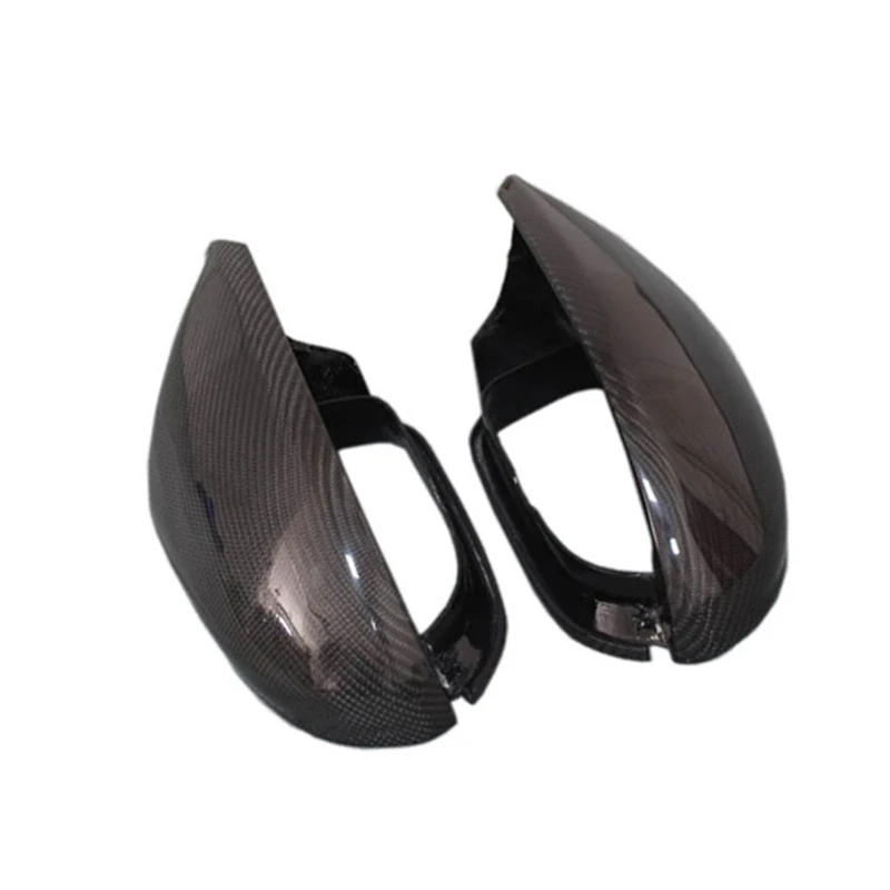 Крышка зеркала заднего вида из углеродного волокна для A6L C7 S6 RS6 2013 17|Зеркала и