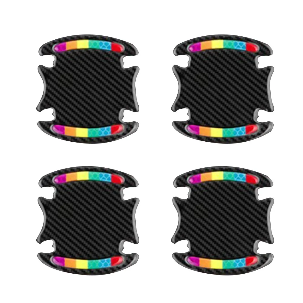 

Universal Door Handle 4pcs Set Scratch Guards Car Colorful Cup Cover Safety