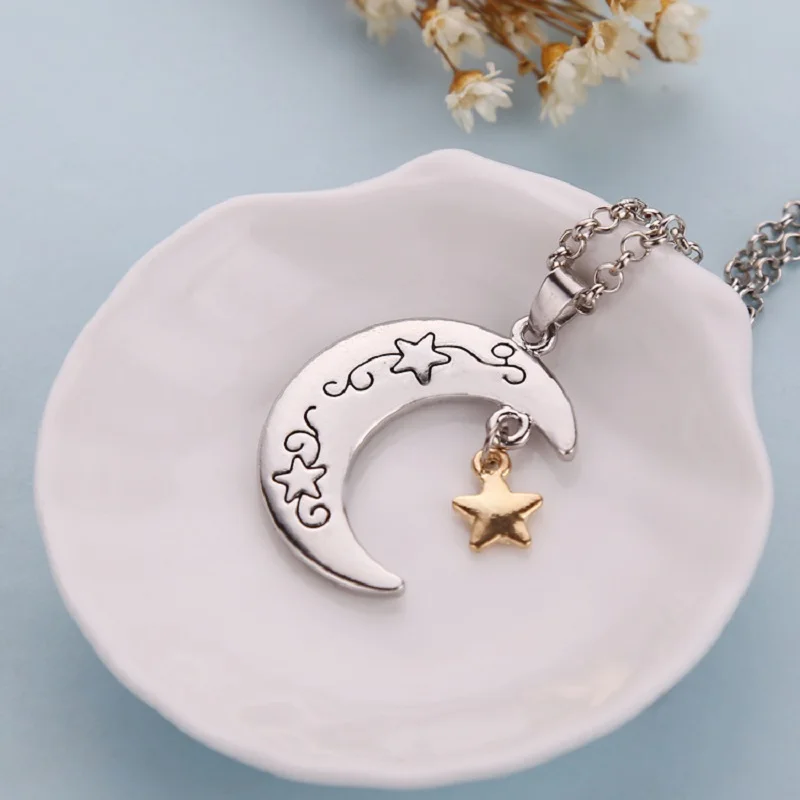 

Moon lettering I Love U2 The Moon and Back necklace accessories