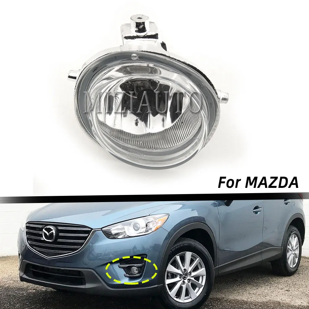 1 PC Left/Right Fog Lights for Mazda 6 5 3 2 CX-5 CX-7 CX-9 RX-8 MPV MX-5/Miata Fog Light Front Bumper Fog Lamp H11 Halogen 55W