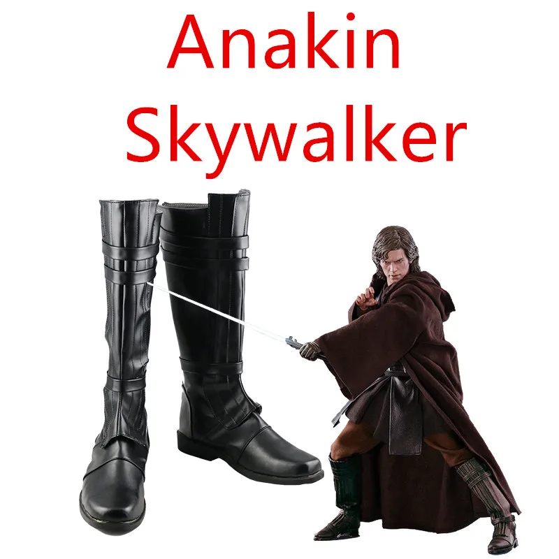 Star Wars: The Last Jedi Anakin Skywalker shoes cosplay adults men and women boots Halloween Fashion Long | Тематическая одежда и