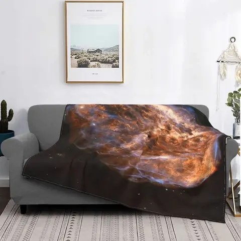 Manta de media luna nebulosa No Text Only Pic, colcha a quadros para cama, colcha de lana 150, manta para cama