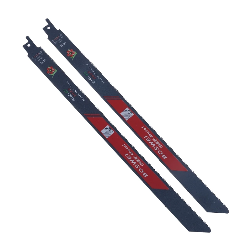 

2pcs 300mm 14TPI BIM Reciprocating Sabre Saw Blades for Cutting Metal Aluminum