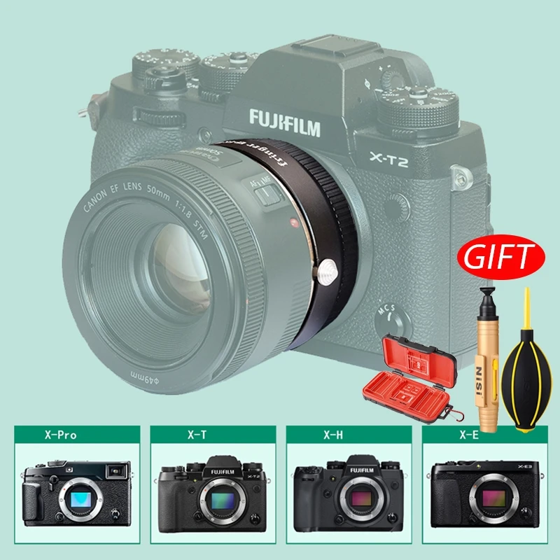Fringer EF-FX2 Pro II адаптер объектива с автофокусом Крепление объектива электронная диафрагма для Canon EOS Sigma объектив для камеры Fujifilm FX