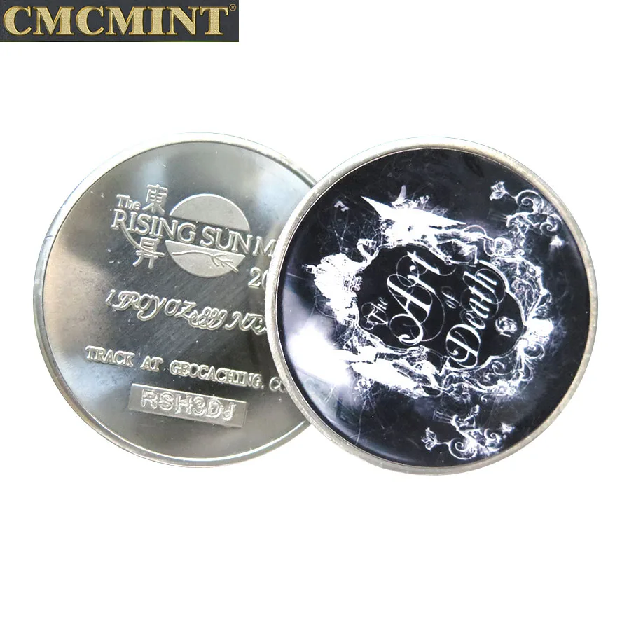 1 Тройная унция никель 2010 искусство смерти копия копии монеты коллекция сувенир