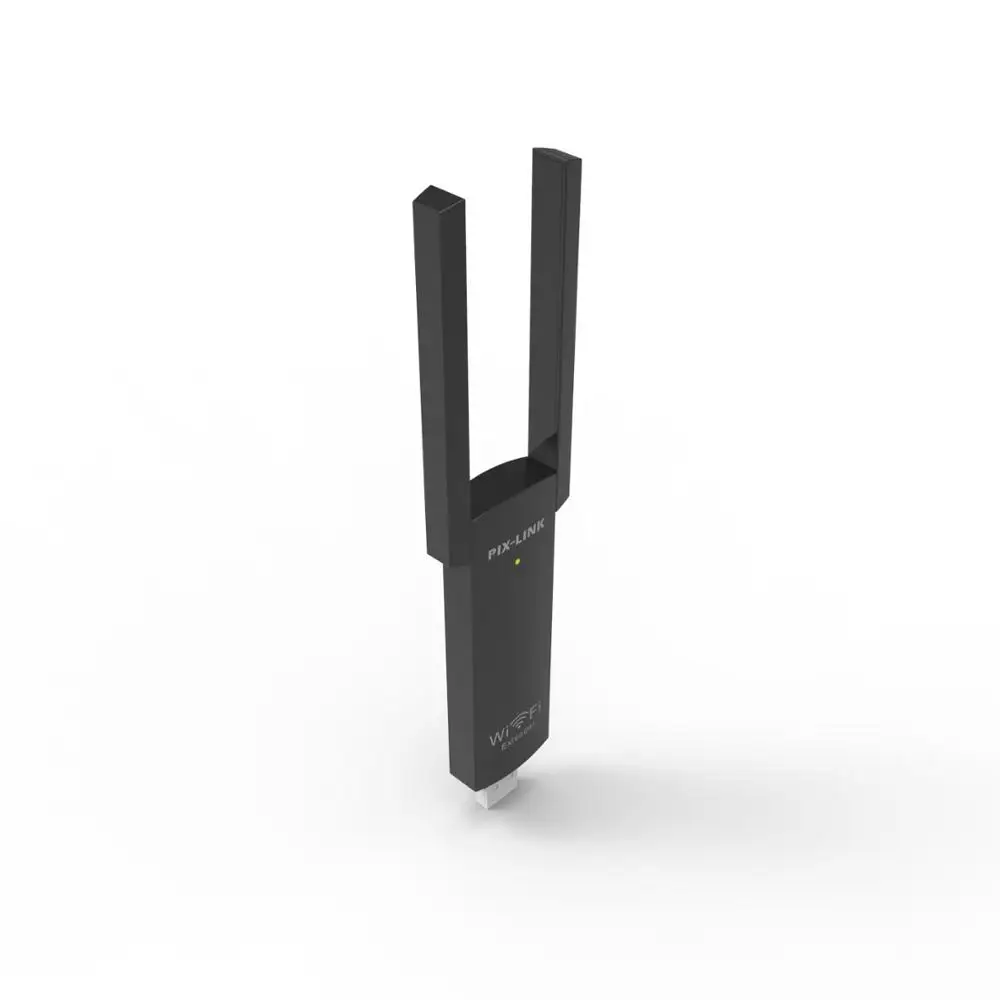 Беспроводной Wi Fi ретранслятор PIX LINK USB расширитель диапазона двойная антенна 300