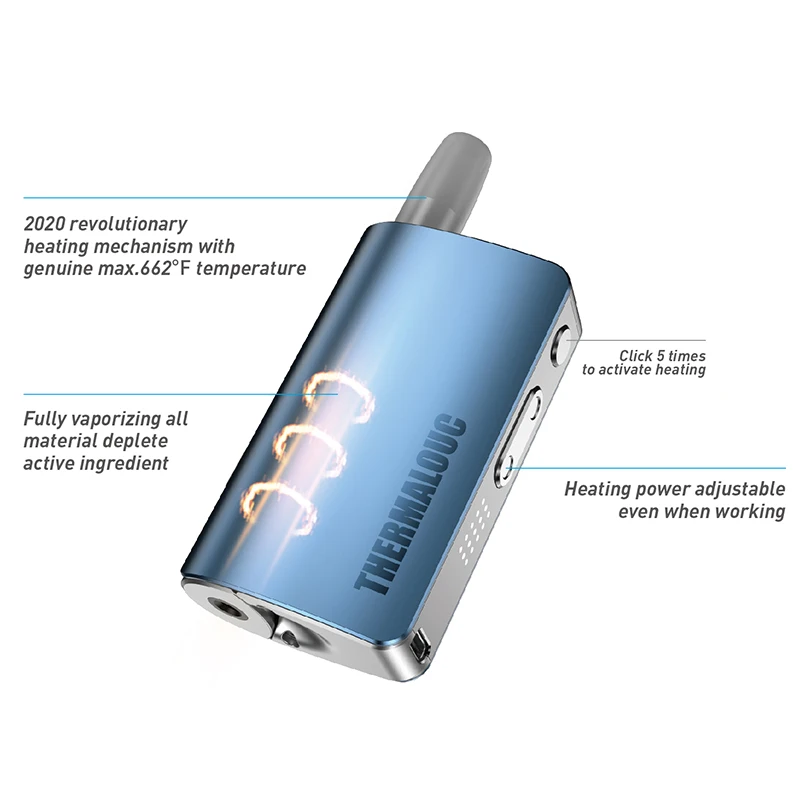 G-taste Thermalouc M21 тепловой без ожога испаритель 2900 мАч комплект для табака/марихуаны