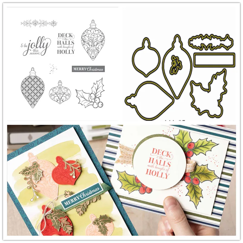 

VARIETY New Cutting Dies for Clear Stamps and Dies New Arrival Christmas Metal Die Cutters for Scrapbooking Stamping Arts Crafts