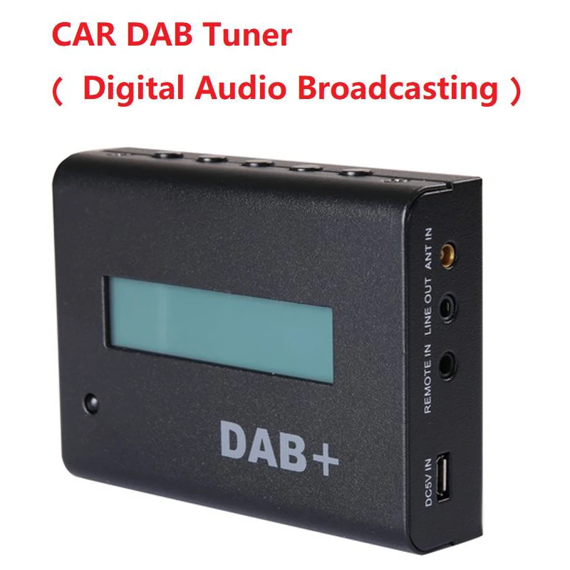 

Car Dab Digital Audio Broadcasting With Car Charger Remote control Ir sensor