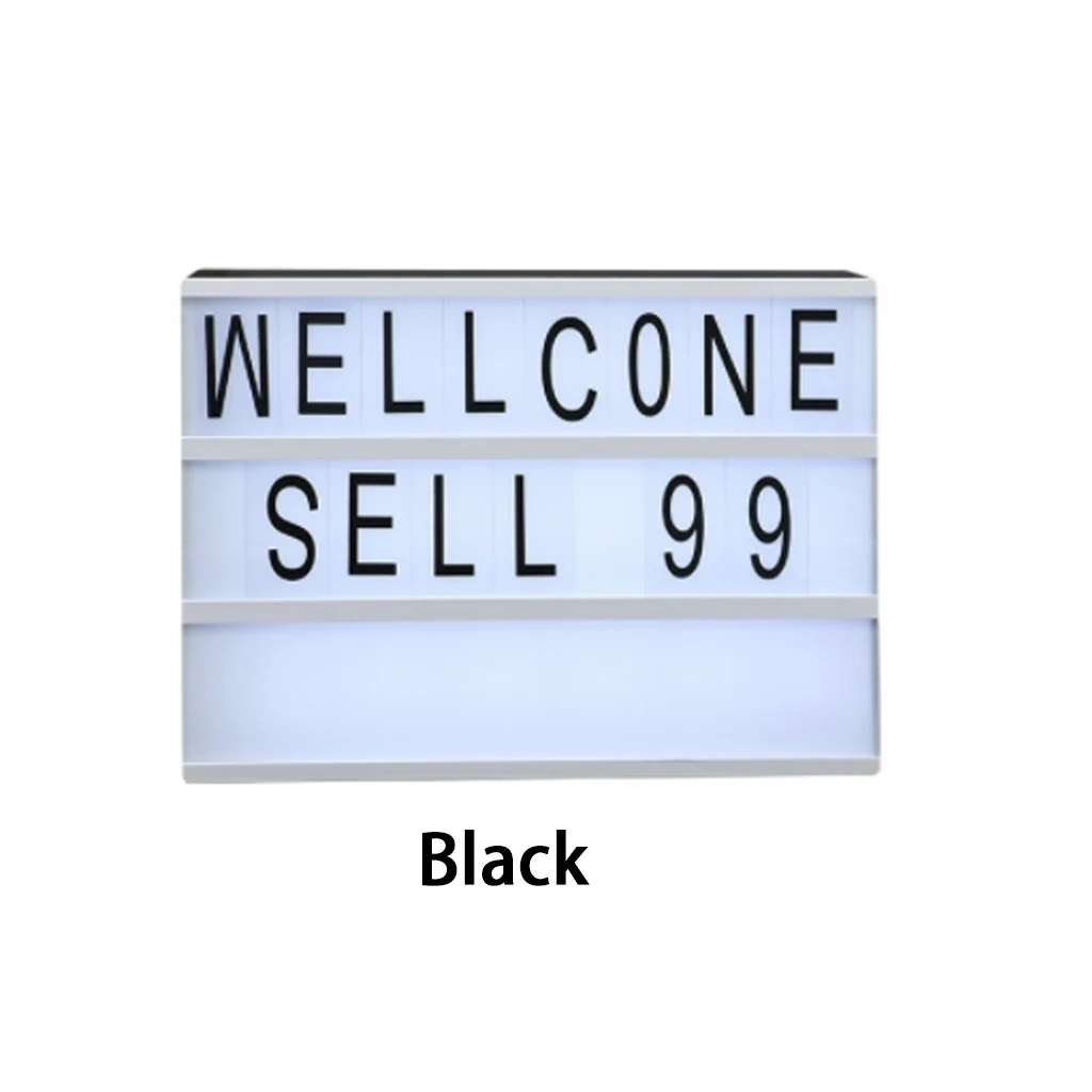 A6 Размер светодиодный ночник комбинированный светильник коробка лампа сделай