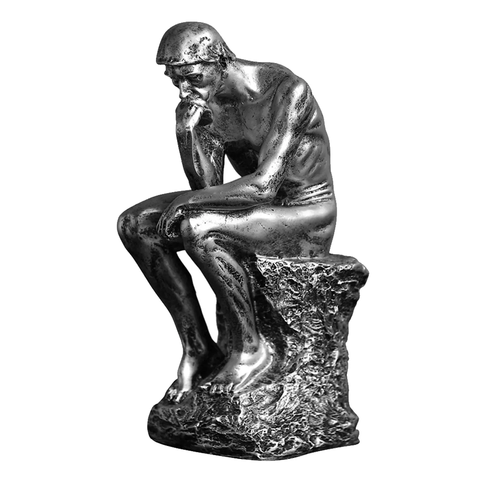 

Стабильный подарок, статуя человека-думанца из смолы, ремесло, украшение, гостиная, домашний декор для рабочего стола, спальни, офиса, скульп...