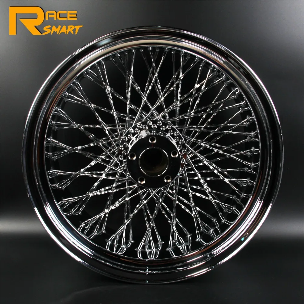 Мотоцикл 1" x8.5" Хром задние колеса диски для Harley Davidson FLSTC FAT BOY мотоциклы аксессуары модификация колеса диски