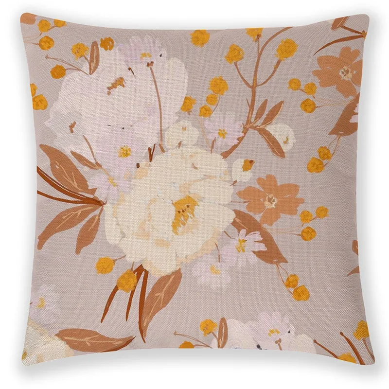 Imixlot розовый цвет льняная Подушка Чехол для дивана автомобиля наволочка спальни