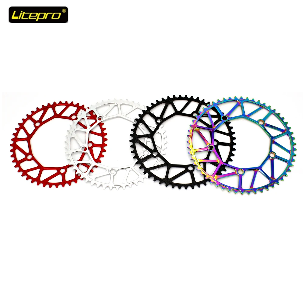 Цепь Litepro 130BCD 48T 50T 52T 54T 56T 58T однодисковая складная для велосипеда