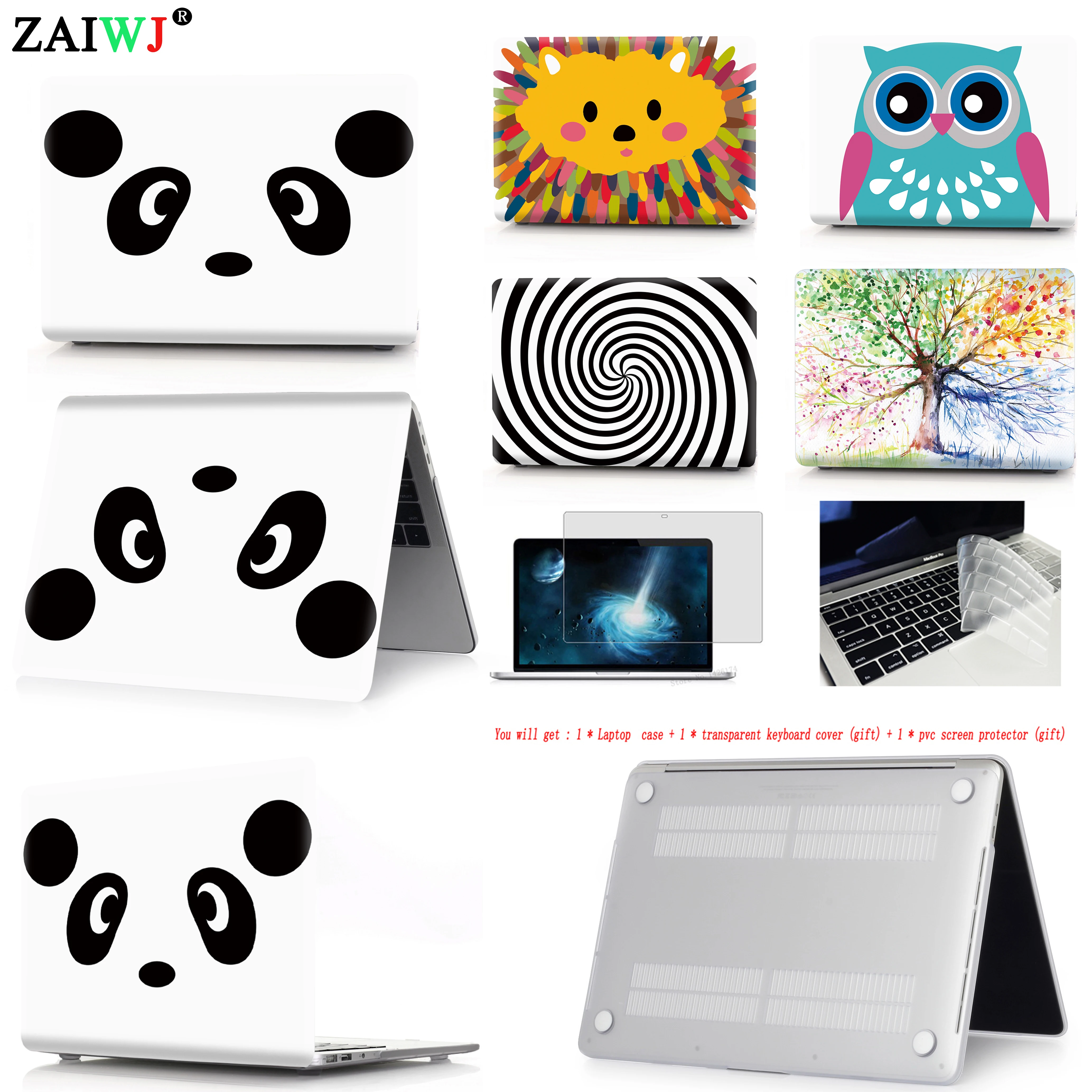 Новый 2019 чехол для ноутбука с принтом MacBook Air Pro retina 11 12 13 15 Mac New 3 4 дюймов сенсорной