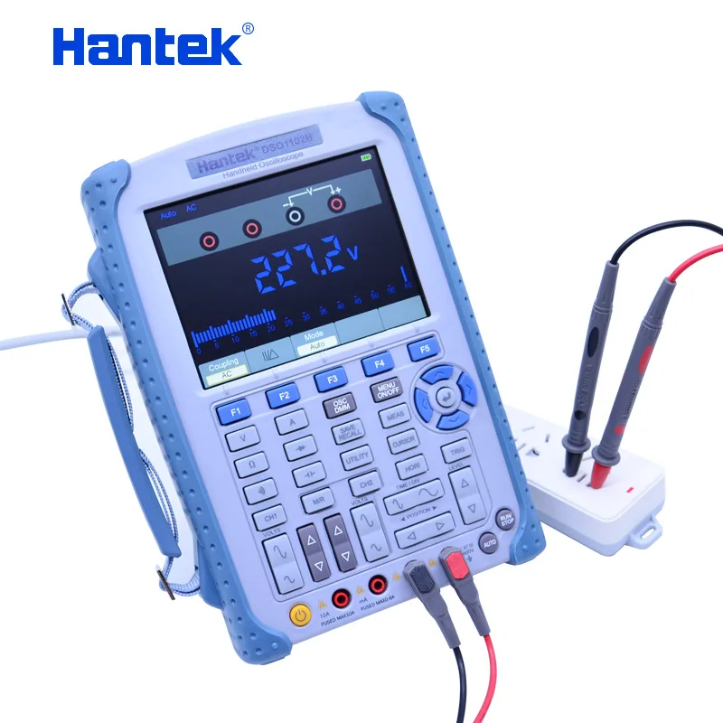 Hantek DSO1102B портативный сильный цифровой осциллограф/мультиметр 100 МГц полоса