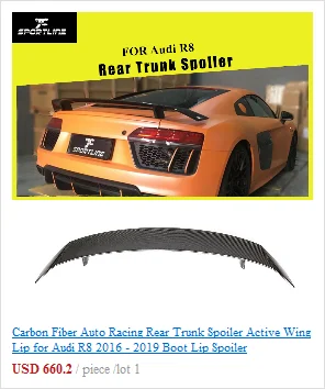 Для Audi R8 автомобиля боковые юбки расширение губы Углеродного Волокна кузова наборы
