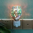 Розетка стандарта СШАЕСВеликобритании, воск для ароматерапии, электрическая Бездымная горелка для расплава воска, масло светильник с горелками, украшение для дома