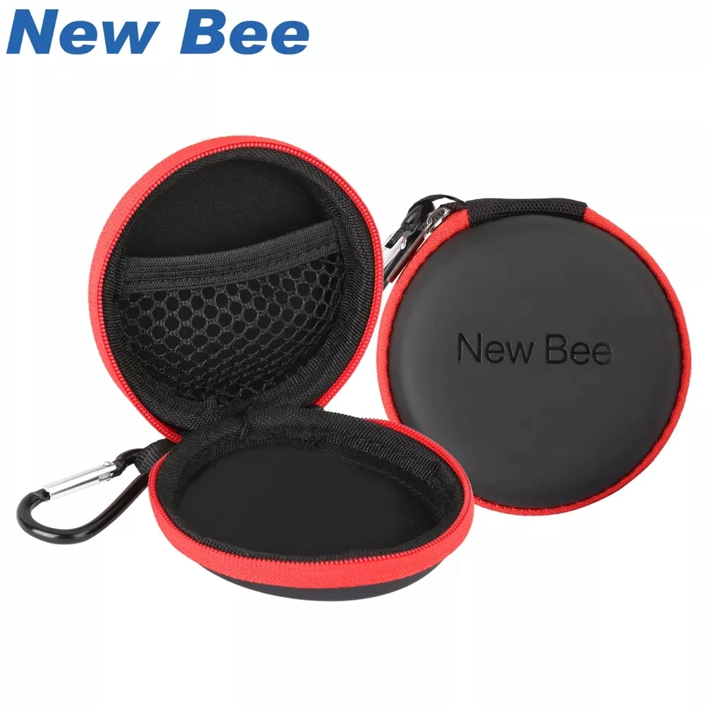 

New Bee Fashion Portable Earphones Case Wireless Earbuds Bag High Quality PU Headset Box for Apple Airpods Headphones
