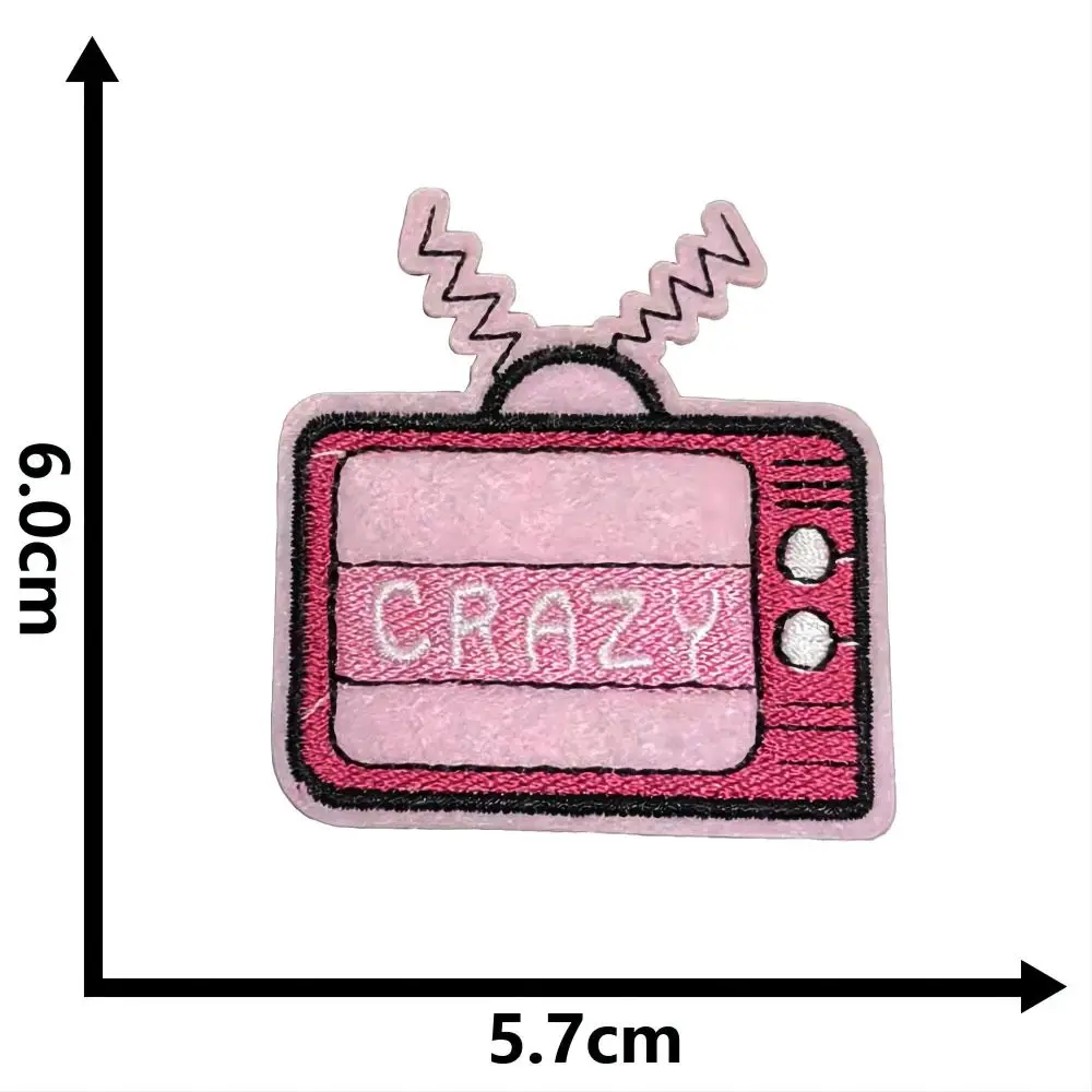 1 шт. Цветок Лук Пламя Птица Морковь Акула Бумажный самолет Кактус Диван Стереоскоп Любовь WiFi Алмазные нашивки Стикеры на одежду.