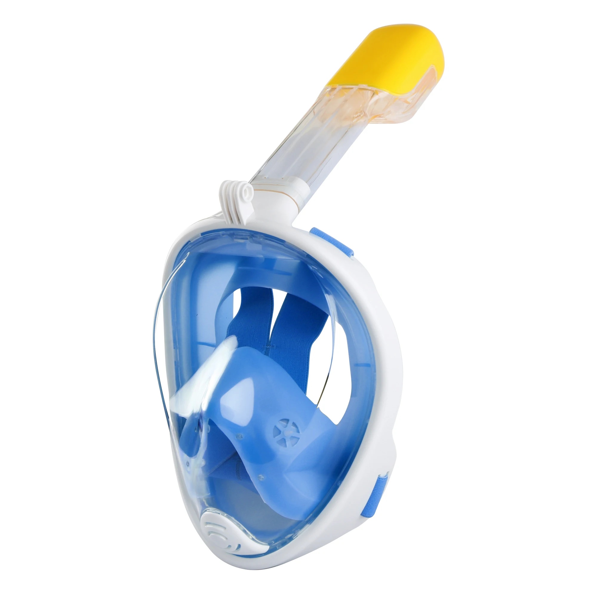 

Swimmer Flat Breathable Underwater Anti Fog Diving Mask Snorkel Swimming Training Scuba Diving Mask Full Face Snorkeling Mask