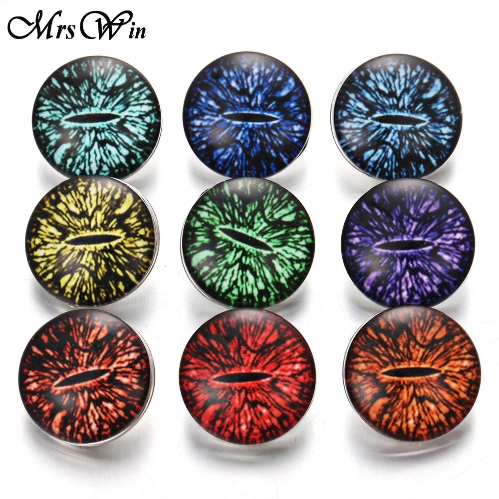 Новый цветок искусственное стекло 18 мм кнопки ювелирные изделия подходят для