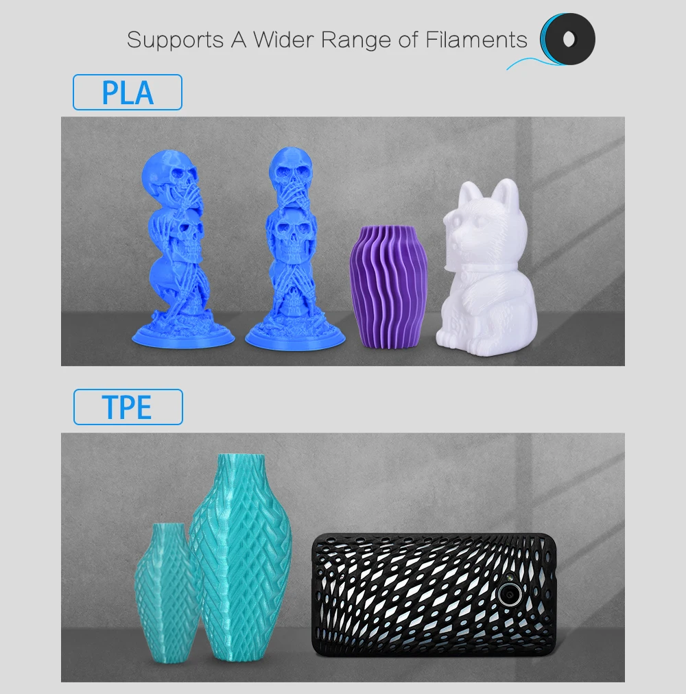 Peças e acessórios em 3D
