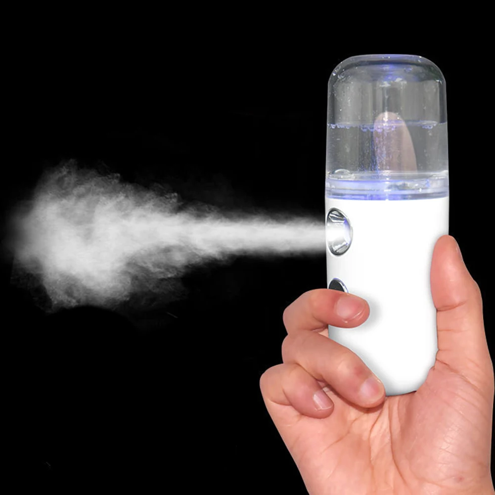 

30ml Mini Handheld Nano Mist Sprayer Summer Moisturing Facial Steamer Face Humidifier Mist Spray Beauty Skin Care