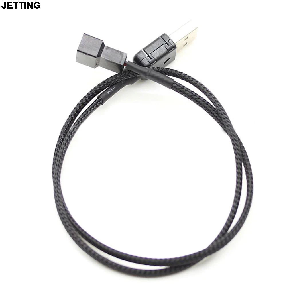 

JETTING 1 pc Adapter Cable USB A male to Fan 3-Pin 3pin /4-Pin 4pin Adapter Cable for 5V 50cm Drop Shipping