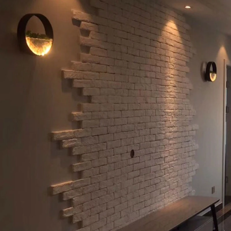 Современный светодиодный настенный светильник круглый для спальни гостиной