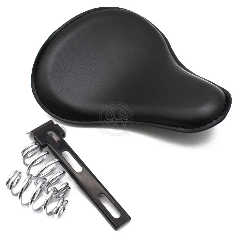 Мотоциклетное сиденье для соло в стиле ретро 1 комплект оранжевое/черное + 3