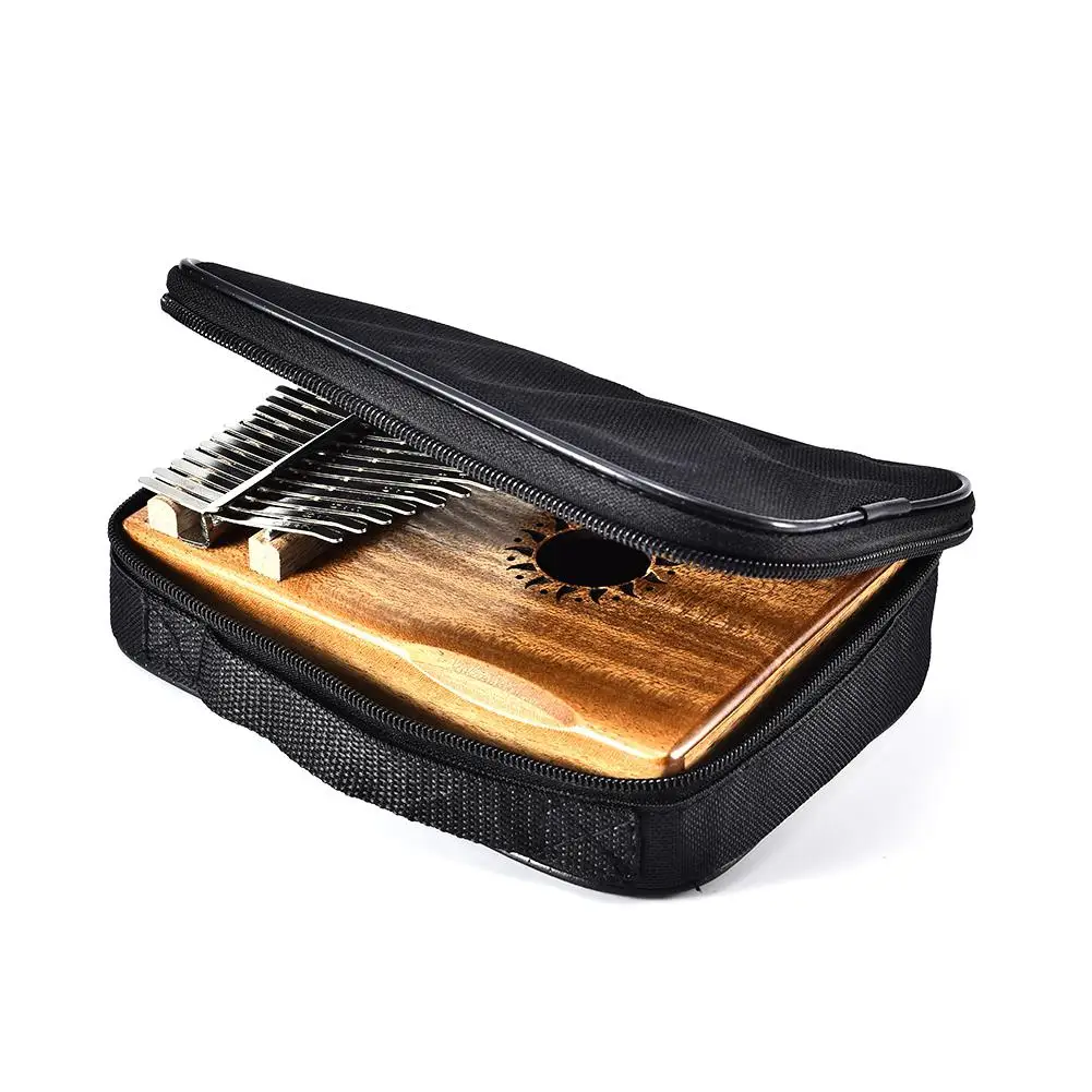 

17/15/10 Key Kalimba Storage Bag Thumb Piano Mbira Case Waterproof Zipper Closed Portable Kalimba Holder Shoulder Bag